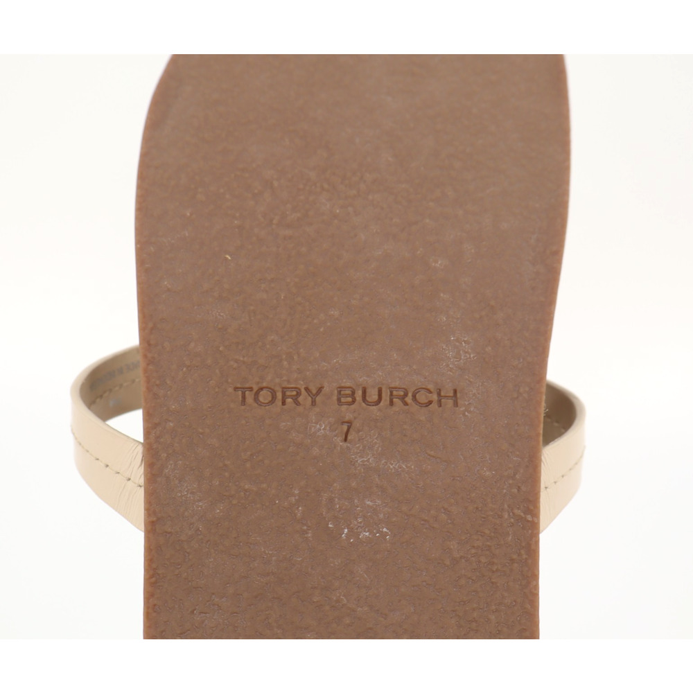 Tory Burch Women's Miller Cloud Sandal Leather Neutral Cork Summer Resort Sz 7 - Picture 8 of 9